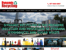 Tablet Screenshot of ethanolrecycling.com